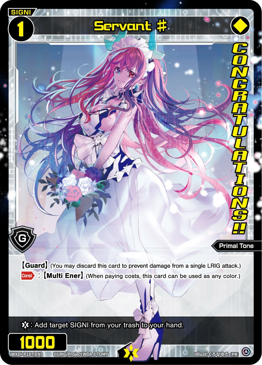 Servant # (WIXOSS Ceremony) (Top 8) (WXDi-P187[EN]) [Promo Cards]