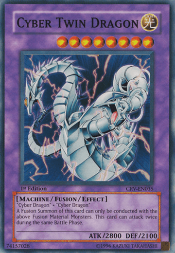 Cyber Twin Dragon [CRV-EN035] Super Rare - Josh's Cards