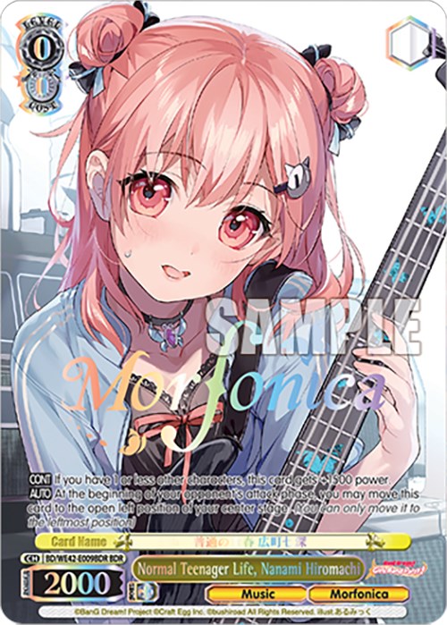 Normal Teenager Life, Nanami Hiromachi (BDR) (BD/WE42-E009BDR BDR) - BanG Dream! Girls Band Party! Countdown Collection Premium Booster