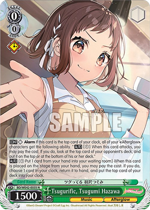 Tsugurific, Tsugumi Hazawa (BD/WE42-E035 N) - BanG Dream! Girls Band Party! Countdown Collection Premium Booster