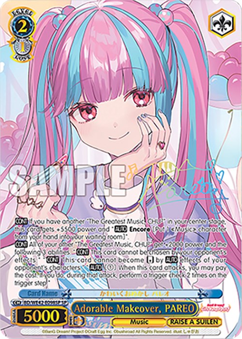 Adorable Makeover, PAREO (SP) (BD/WE42-E098SP SP) - BanG Dream! Girls Band Party! Countdown Collection Premium Booster