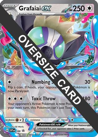 Grafaiai ex (SV: Scarlet & Violet Promo Cards) 100/null - Jumbo Cards Holofoil