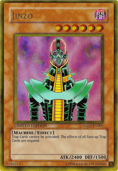 Jinzo [GLD1-EN003] Gold Rare - Josh's Cards