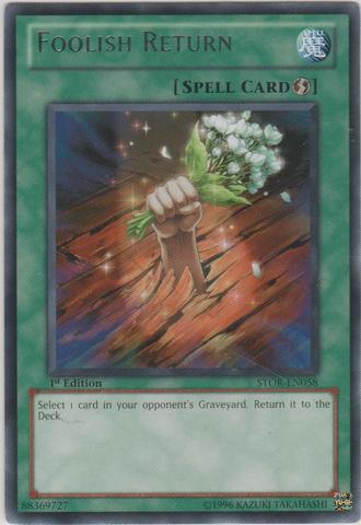 Foolish Return [STOR-EN058] Rare - Josh's Cards