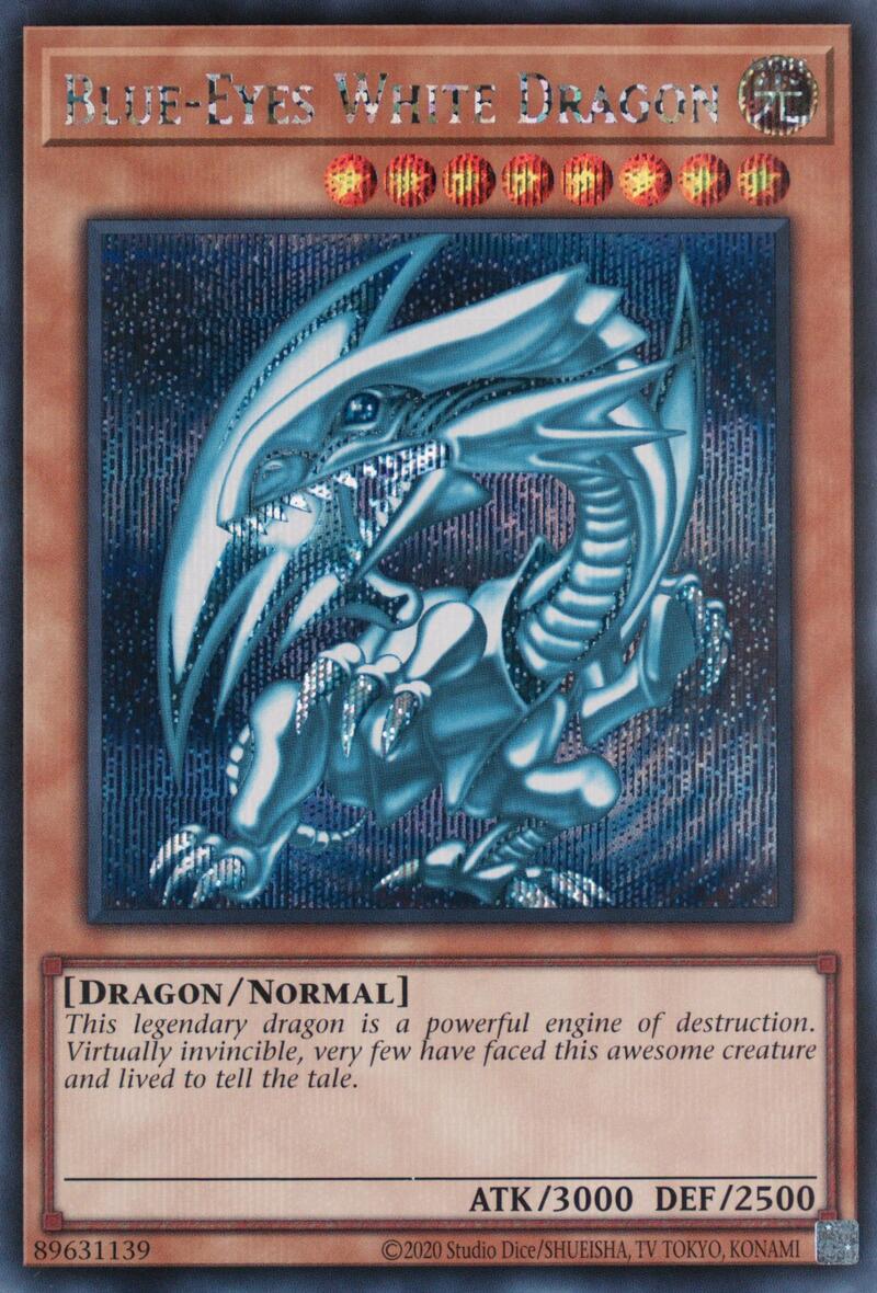 Blue-Eyes White Dragon (Secret Rare) () - 25th Anniversary Ultimate Kaiba Set