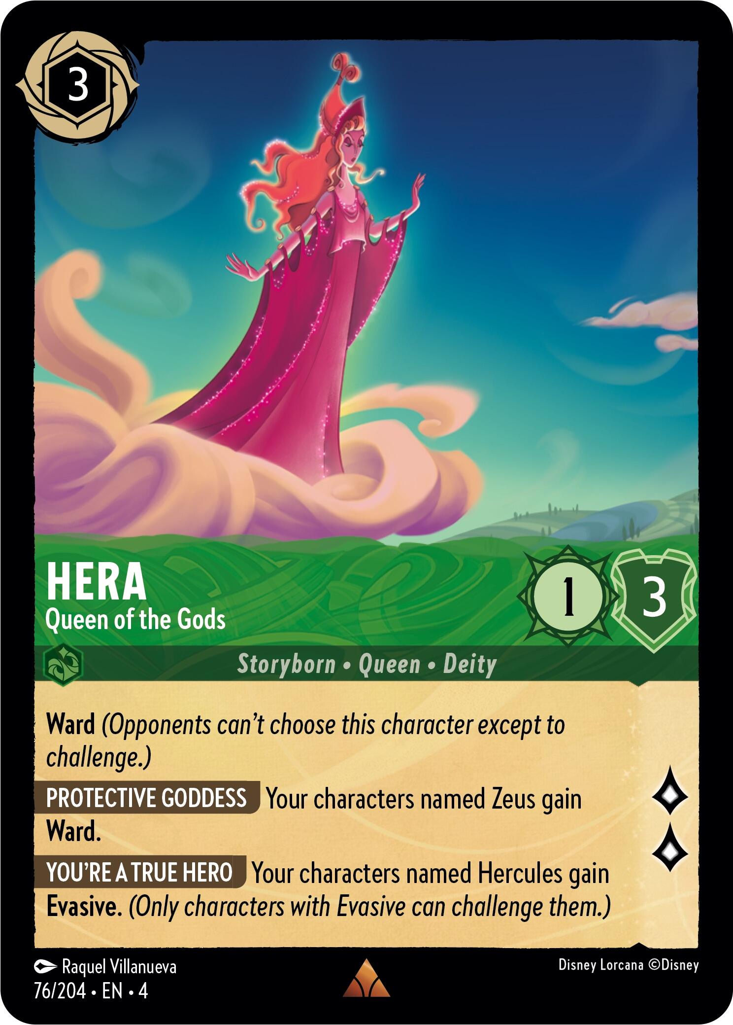 Hera - Queen of the Gods (76/204) - Ursulas Return Cold Foil