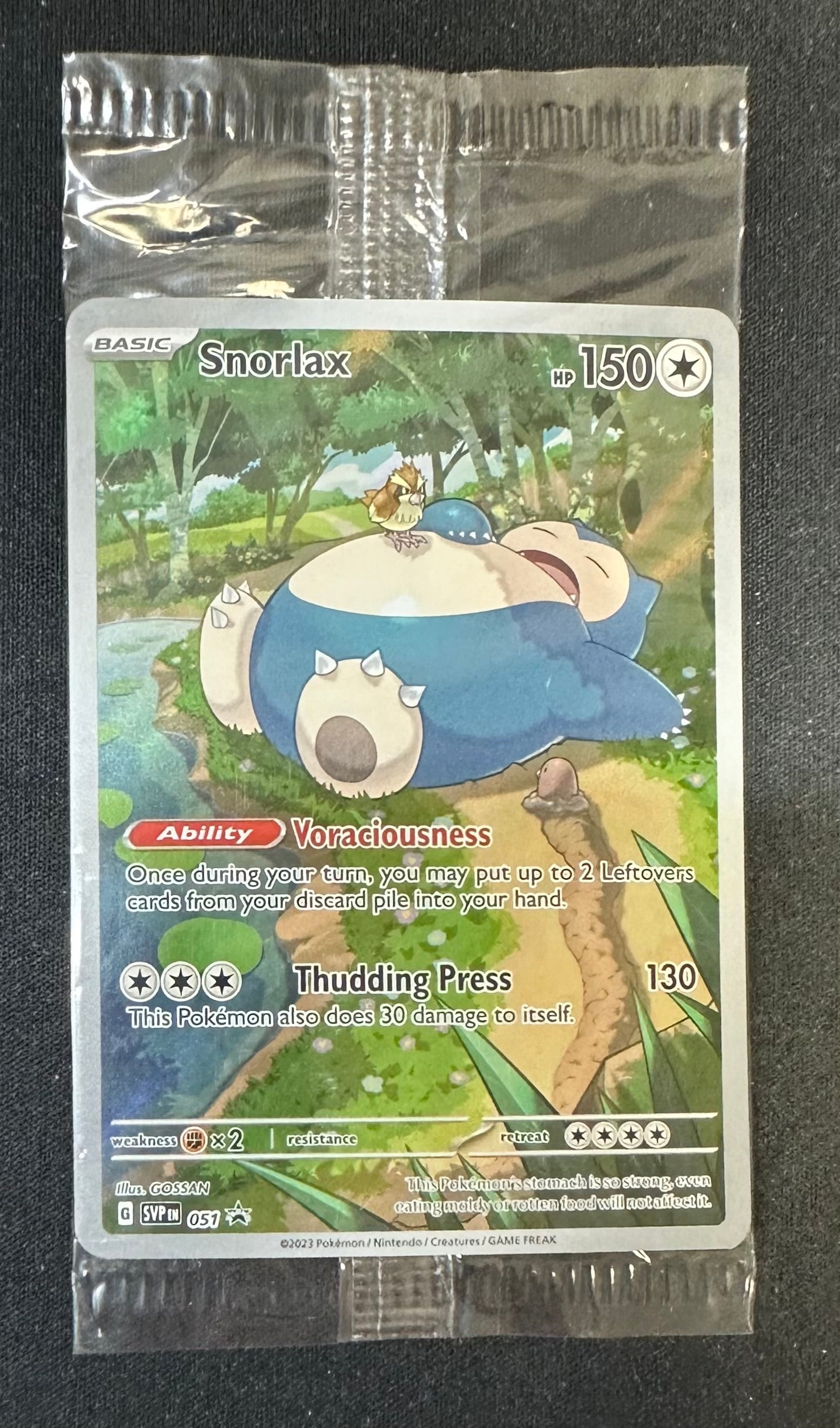 Snorlax 151 Elite Trainer Box Promo SVP 051 Sealed