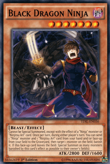 Black Dragon Ninja [TDIL-EN036] Common - Josh's Cards
