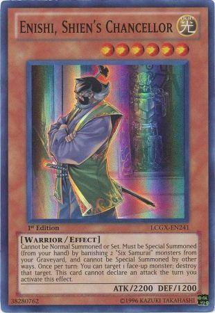Enishi, Shien's Chancellor [LCGX-EN241] Super Rare - Josh's Cards
