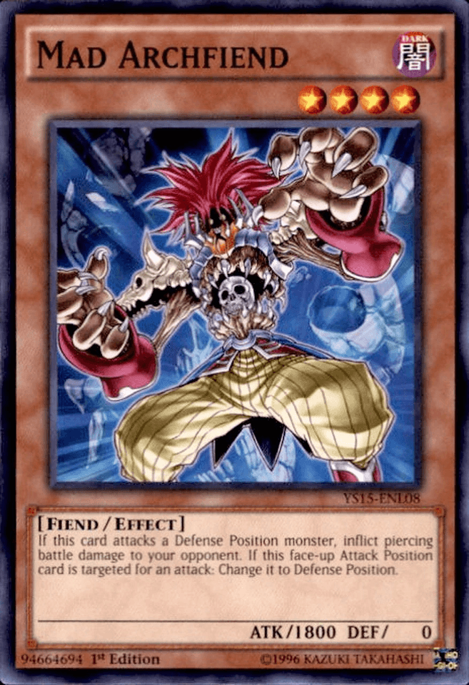 Mad Archfiend [YS15-ENL08] Common - Josh's Cards