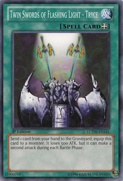 Twin Swords of Flashing Light - Tryce [LCYW-EN141] Common - Josh's Cards