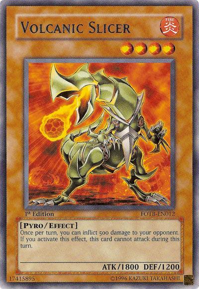 Volcanic Slicer [FOTB-EN012] Rare - Josh's Cards