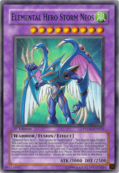 Elemental Hero Storm Neos [PTDN-EN043] Super Rare - Josh's Cards