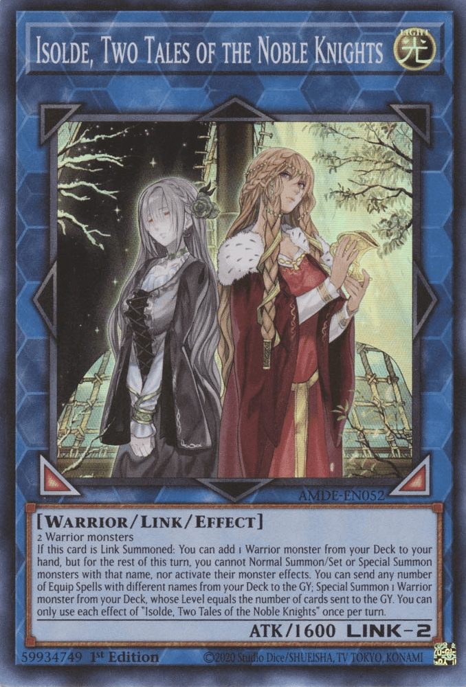Isolde, Two Tales of the Noble Knights [AMDE-EN052] Super Rare - Josh's Cards