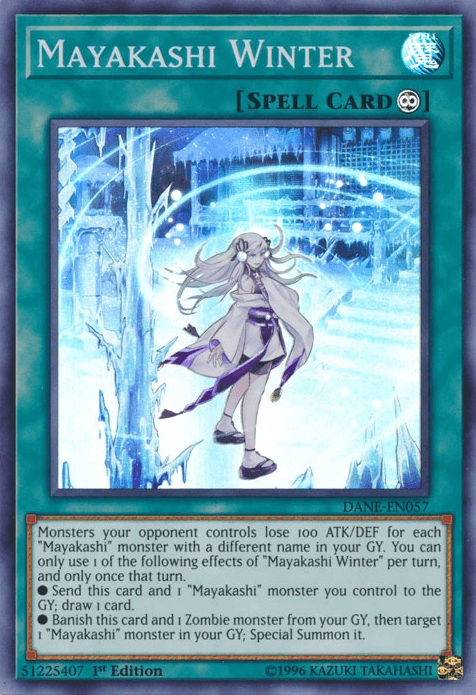 Mayakashi Winter [DANE-EN057] Super Rare - Josh's Cards