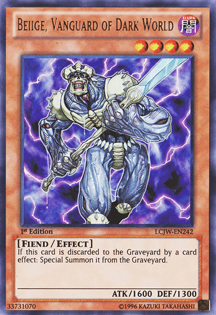 Beiige, Vanguard of Dark World [LCJW-EN242] Ultra Rare - Josh's Cards