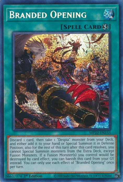 Branded Opening [MP22-EN155] Prismatic Secret Rare - Josh's Cards