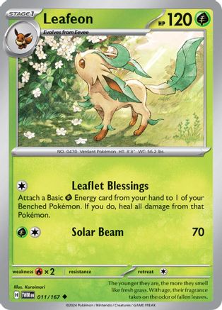 Leafeon [11] (SV06: Twilight Masquerade)