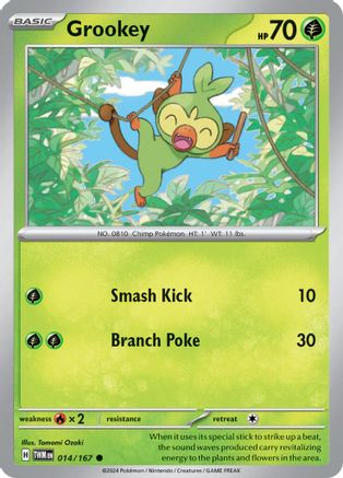 Grookey [14] (SV06: Twilight Masquerade)