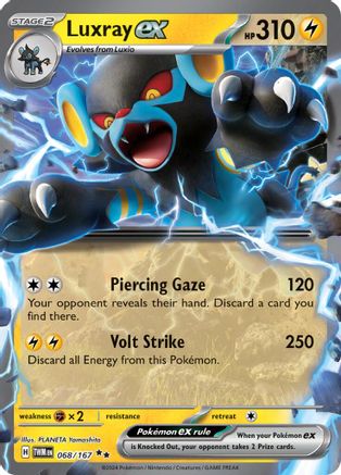 Luxray ex [68] (SV06: Twilight Masquerade) Holofoil