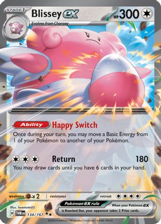 Blissey ex [134] (SV06: Twilight Masquerade) Holofoil