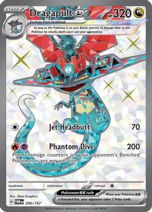 Dragapult ex 200/167 - SV06 Twilight Masquerade Holofoil