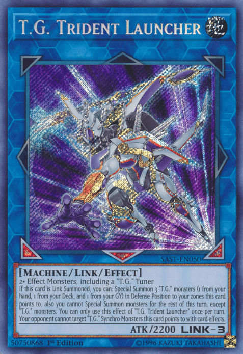 T.G. Trident Launcher [SAST-EN050] Secret Rare - Josh's Cards