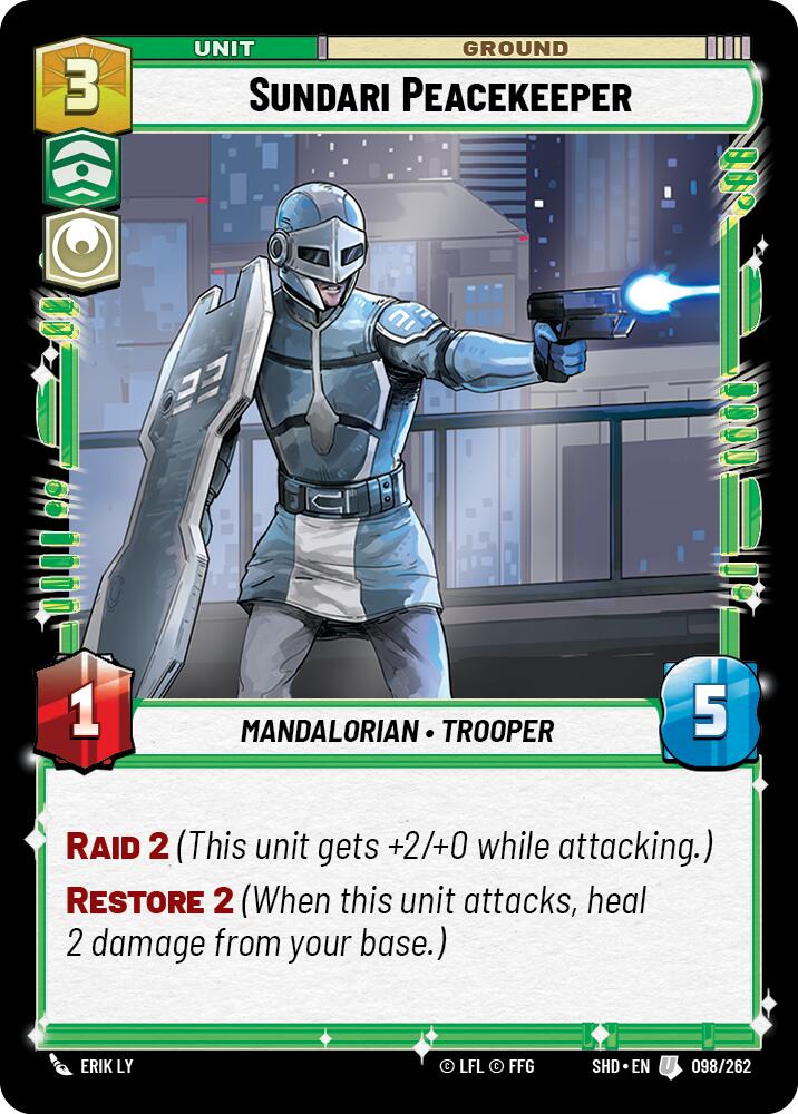 Sundari Peacekeeper (098/262) - Shadows of the Galaxy