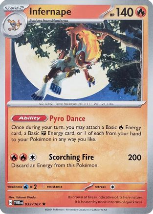 Infernape 033/167 - Deck Exclusives
