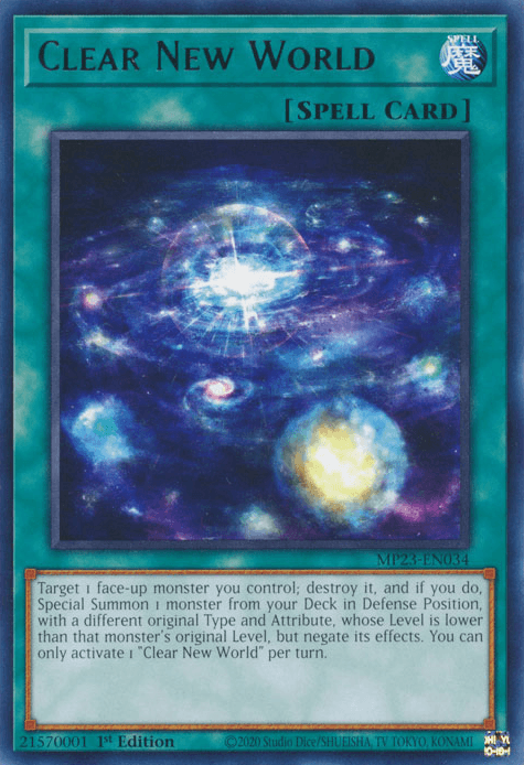 Clear New World [MP23-EN034] Rare - Josh's Cards