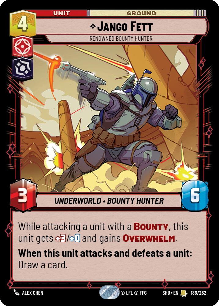 Jango Fett - Renowned Bounty Hunter (138/262) - Shadows of the Galaxy