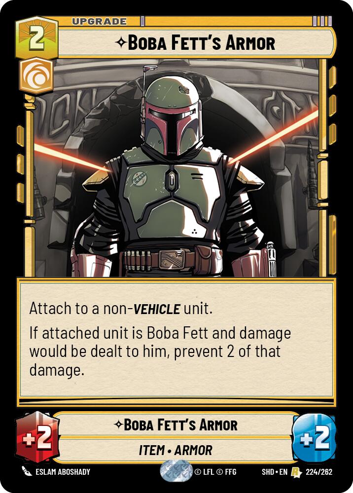 Boba Fett's Armor (224/262) - Shadows of the Galaxy