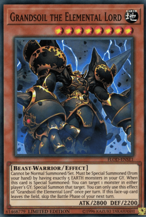 Grandsoil the Elemental Lord [FLOD-ENSE1] Super Rare - Josh's Cards