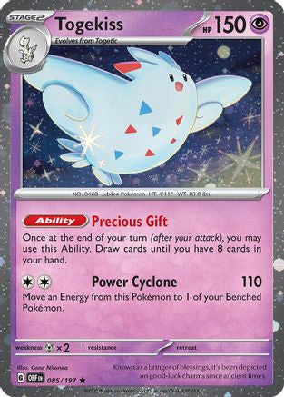 Togekiss - 085/197 (Cosmos Holo) [85] (Blister Exclusives) Holofoil