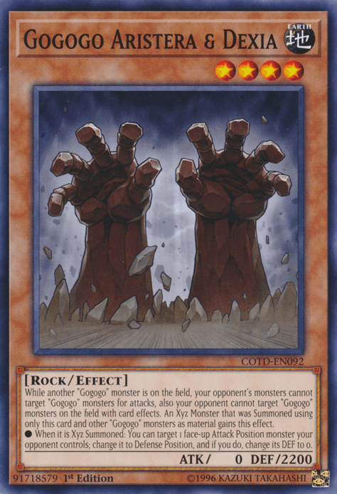 Gogogo Aristera & Dexia [COTD-EN092] Common - Josh's Cards