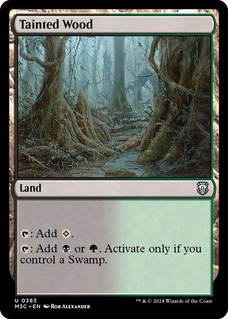 Tainted Wood [Modern Horizons 3 Commander]