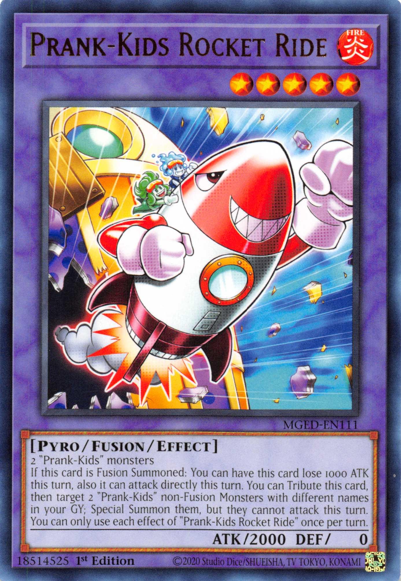 Prank-Kids Rocket Ride [MGED-EN111] Rare - Josh's Cards