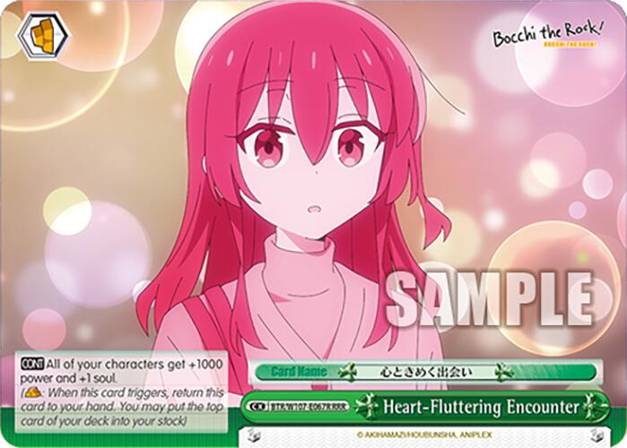 Heart-Fluttering Encounter (RRR) (BTR/W107-E067R RRR) - BOCCHI THE ROCK!