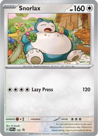 Snorlax [122] (SV: Scarlet & Violet Promo Cards) Holofoil