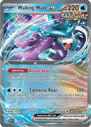 Walking Wake ex [127] (SV: Scarlet & Violet Promo Cards) Holofoil