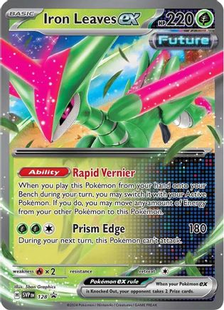 Iron Leaves ex [128] (SV: Scarlet & Violet Promo Cards) Holofoil