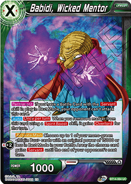 Babidi, Wicked Mentor (BT14-064) [Cross Spirits] Parallel Foil