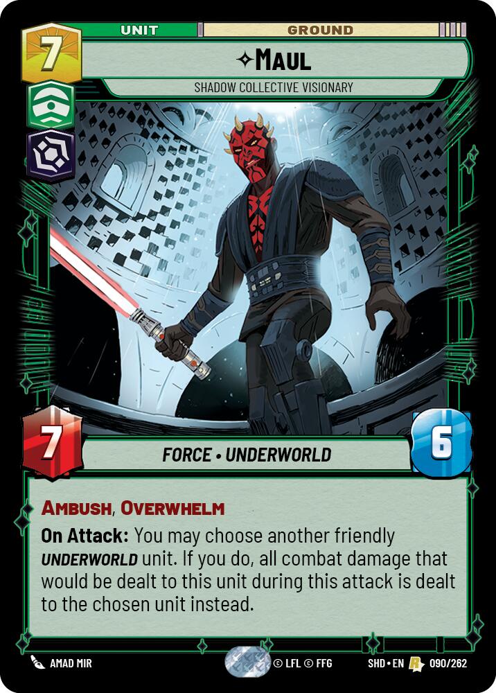 Maul - Shadow Collective Visionary (090/262) - Shadows of the Galaxy