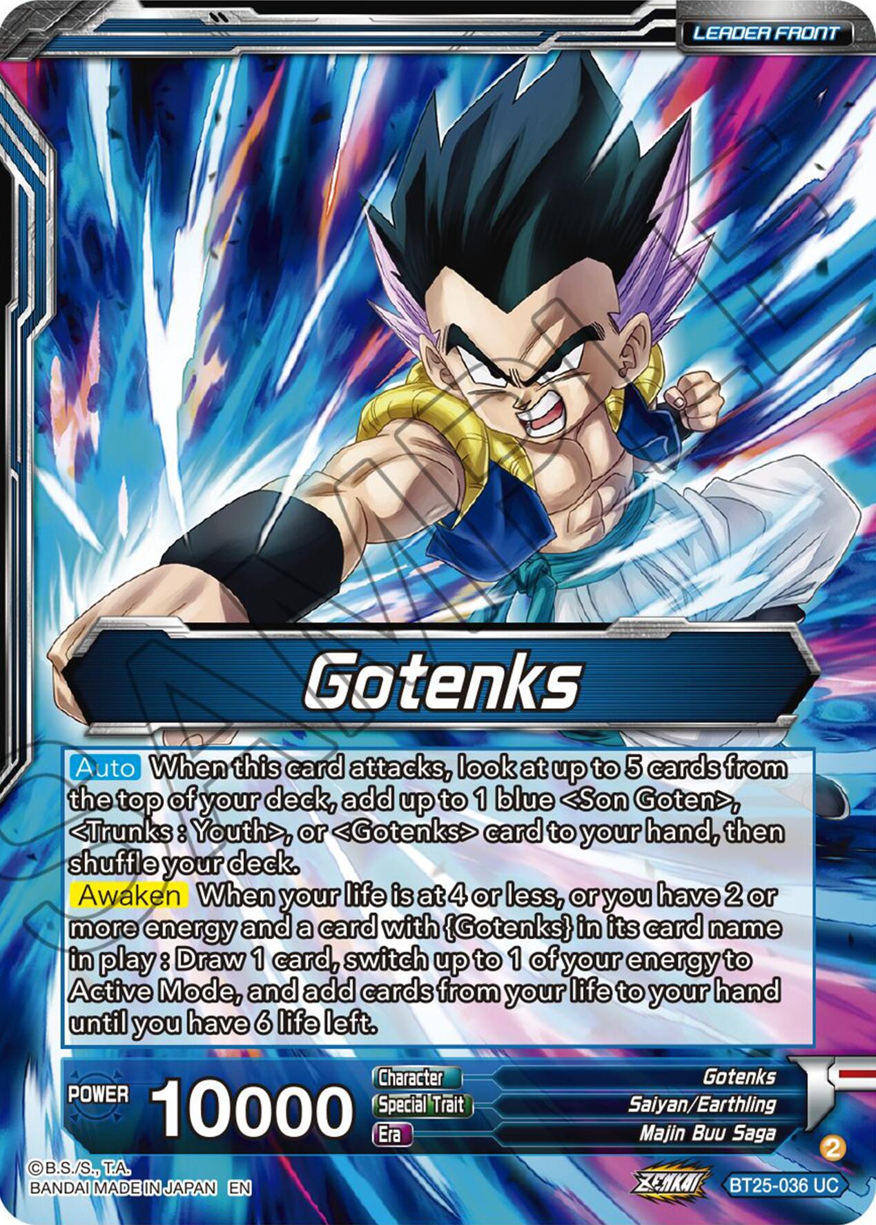 Gotenks // SS3 Gotenks, Power of the Strongest Rookie (BT25-036) [Legend of the Dragon Balls] Parallel Foil