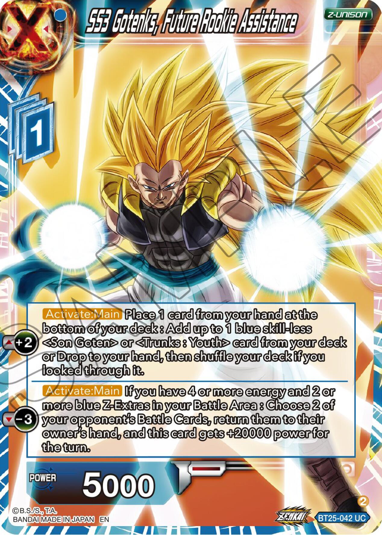 SS3 Gotenks, Future Rookie Assitance (BT25-042) [Legend of the Dragon Balls] Parallel Foil