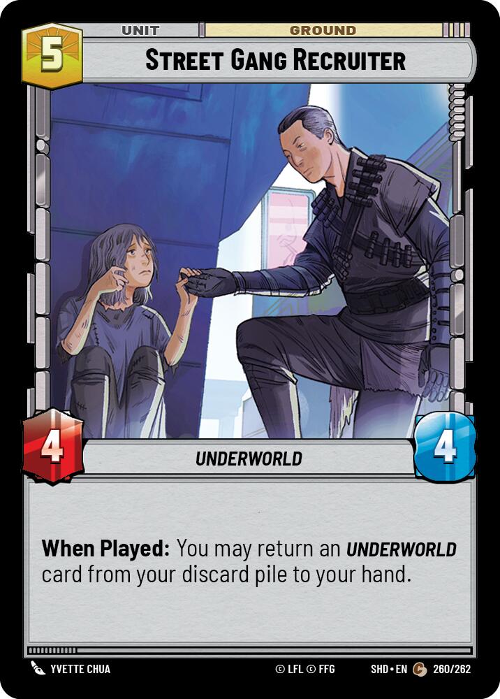 Street Gang Recruiter (260/262) - Shadows of the Galaxy