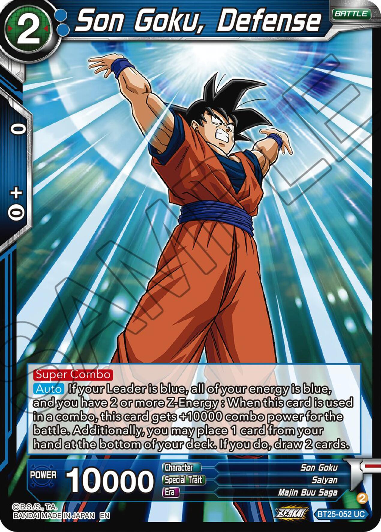 Son Goku, Defense (BT25-052) [Legend of the Dragon Balls] Parallel Foil