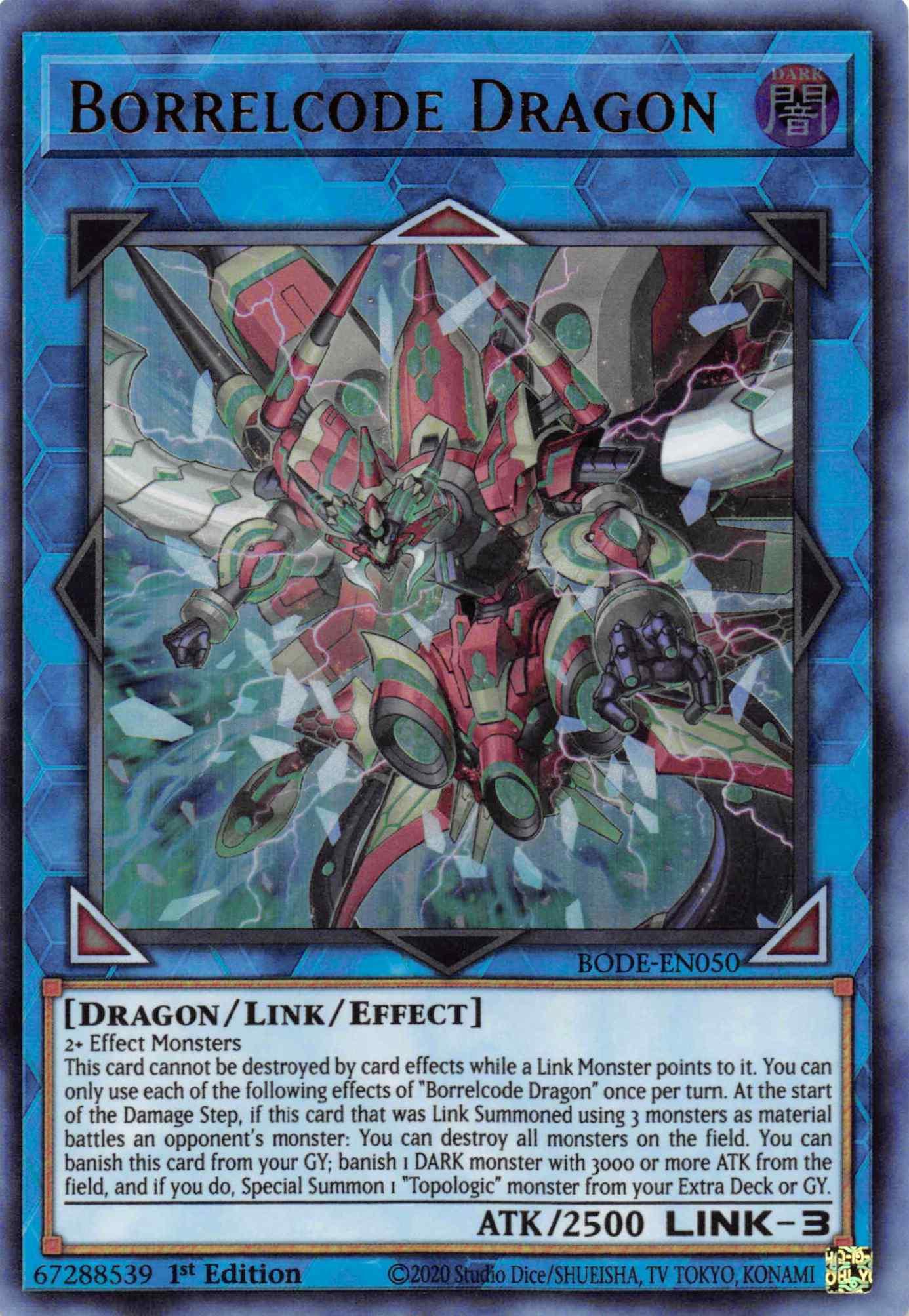 Borrelcode Dragon [BODE-EN050] Ultra Rare - Josh's Cards