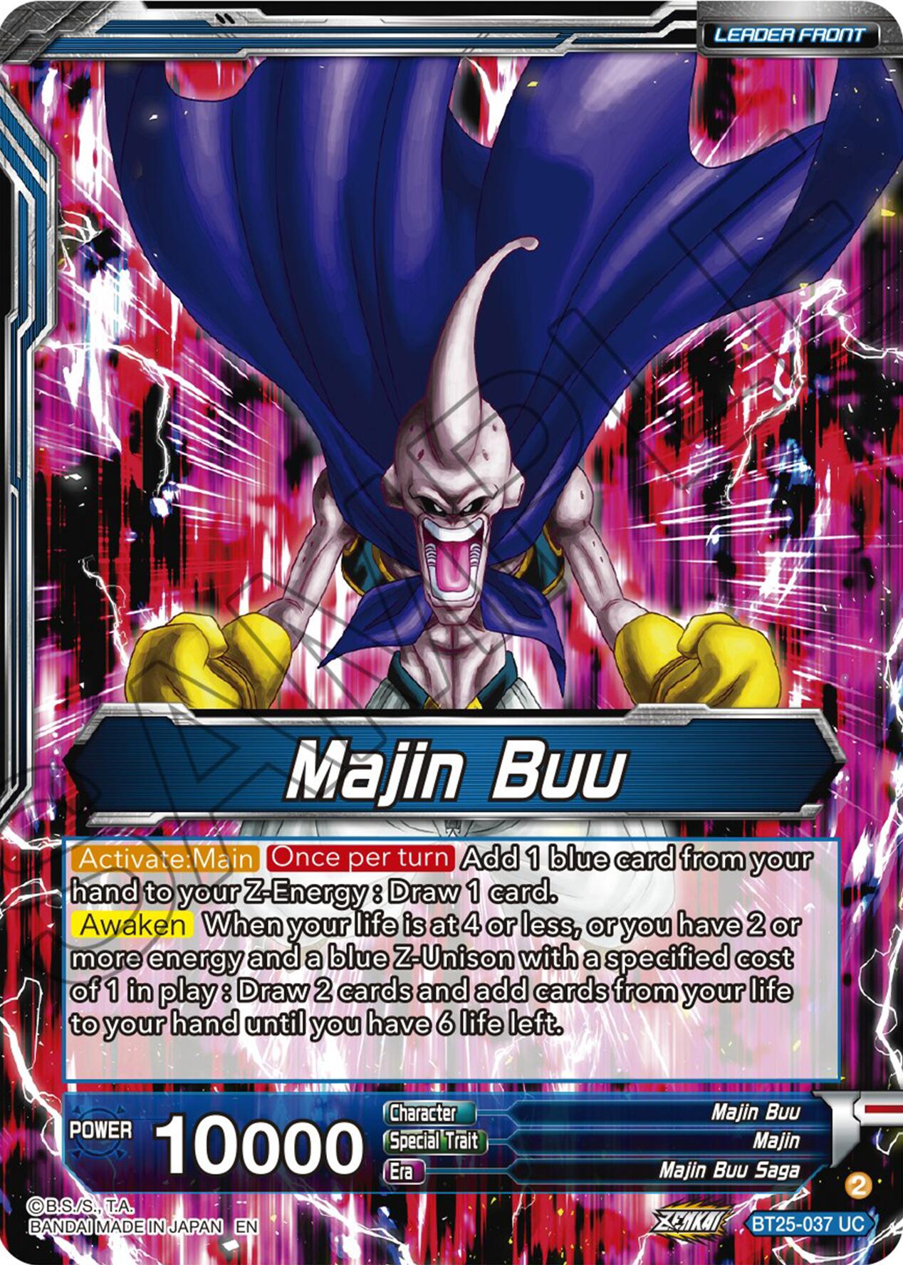 Majin Buu // Majin Buu, Shape-Shifter (BT25-037) [Legend of the Dragon Balls] Parallel Foil