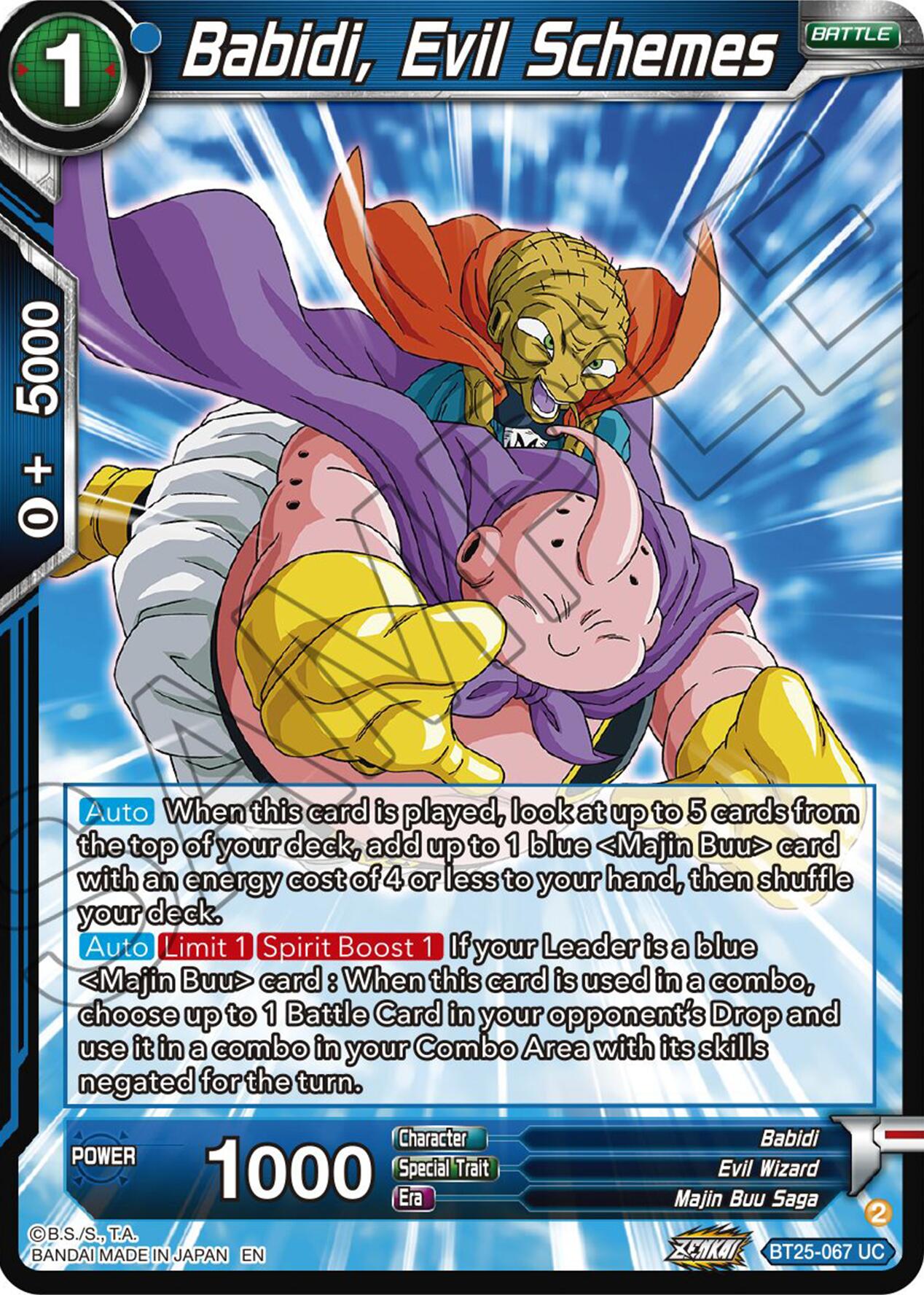 Babidi, Evil Schemes (BT25-067) [Legend of the Dragon Balls] Parallel Foil